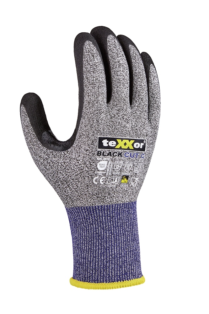 pics/BIG Arbeit/Texxor Handschuhe/texxor-2610-texxor-schnittschutz-strickhandschuhe-esd-black-cut®level-c-recht.jpg